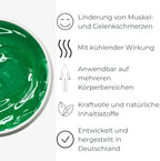 Kräuterhof Horse Balm Cools and Revitalises Precious Herbal Extracts from Horse Chestnut Arnica Rosemary and Mint Oil 500 ml Tub Sealed with Aluminum Foil