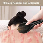 Agatige Gua Sha Massage Tools, Ox Horn Scraping Massage Board Body Acupuncture Therapy Scraper Tools for Face Back Neck Shoulder Hand Arm Leg