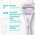 Gillette Venus ComfortGlide Freesia Women's Razor - 1 handle + 2 refills