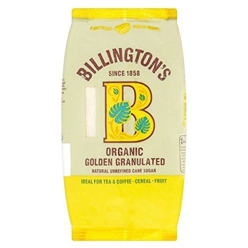 Billingtons Organic Golden Granulated Sugar 500g-2 Pack