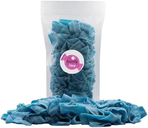 Smarty Stop Every Sour Belts Flavor Gummy Candy 1 Pound (Blueberry)