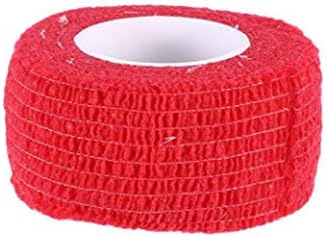 ESUPPORT 1 Inches X 5 Yards Self Adherent Cohesive Wrap Bandages Adhesive Wounds Strong Elastic First Aid Tape for Sport Wrist Ankle 10 Count