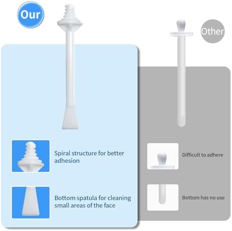 Nose Wax Sticks, 80Pcs Hair Wax Applicator with Disposable Spatulas for Nostril Cleaning, Ear Face Hair Removal for Men Women, Painless