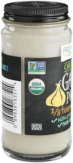 Frontier Garlic Powder Organic Bottle, 2.33 Ounce