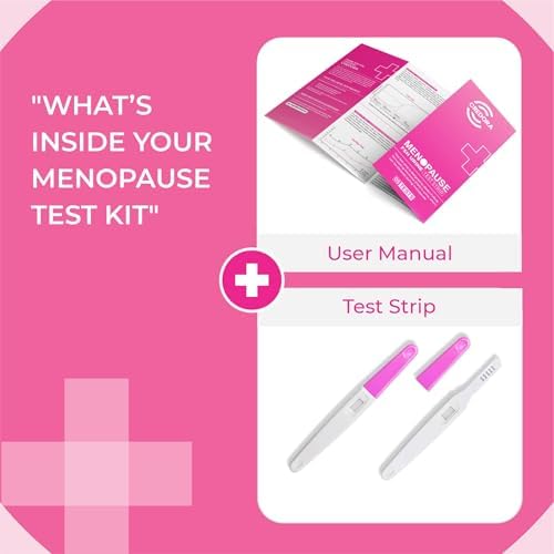 Menopause Test Strips at Home (5 Pack) Results in 3 Minutes - FSH Menopause Stage Indicator | Perimenopause Test Strips Help You Determine Your Menopause Levels