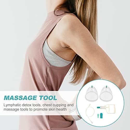 Healifty 1 Set Breast Vacuum Cupping Professional Buttock Lift Body Massage Cupping Vacuum Cupping Machine Accessories for Women Ladies