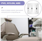 Dental Chair Foot Cover 18.11X16.53 Inch Transparent Washable Chair Foot Cushion Pad for Clinic Dental Protector and Furniture Feet Support