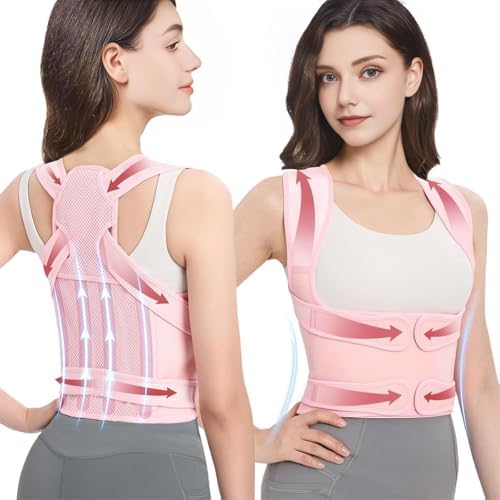 Posture Corrector for Women and men, back brace,Spinal Support, Pain Relief, Office, Fitness, Daily UseChristmas gift ideas (Medium)