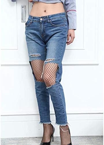 Charmnight Womens High Waist Tights Fishnet Stockings Thigh High Pantyhose