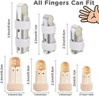 Sopito Finger Splint, 7PCS Finger Support Brace Stabilizer for Straightening Arthritis Knuckle Immobilization