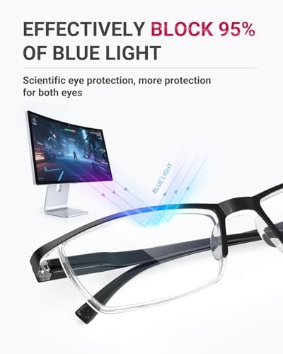 TERAISE Fashion Anti-blue light Reading Glasses Men Women Computer Reader