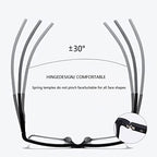 MIRYEA Progressive Photochromic Multifocus Reading Sunglasses Spring Hinge Blue Light Blocking Glasses Transition Sun Readers