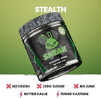 SNEAK Energy Drink Powder | Stealth | No Sugar. No Nasties. Just Natural Caffeine, Focus-Boosting Nootropics | 40 Servings