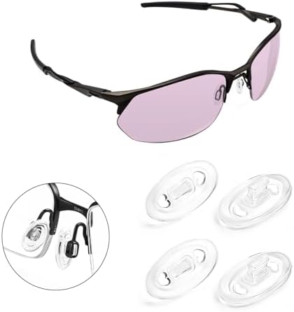 Replacement Nose Pads EarSocks Rubber Kits for Oakley Wire Tap 2.0 OO4145 Sunglasses, Easy Installation