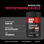 Weider Prime | Support for Men | - Supports Energy, Strength, Focus, Stress, Lean Muscle - 60 Capsules