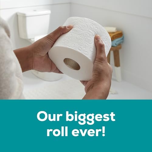 Angel Soft Toilet Paper, 6 Super Mega Rolls = 36 Regular Rolls, Soft and Strong Toilet Tissue