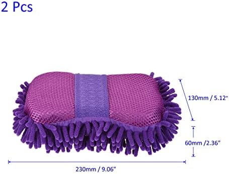 M METERXITY Chenille Sponge Mitten - Universal Glove Wash/Wipe Glass, Window, Screen, Apply to Household Daily Cleaning