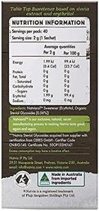 NATIVA Stevia Sweetener 40 Sticks, 80 GR