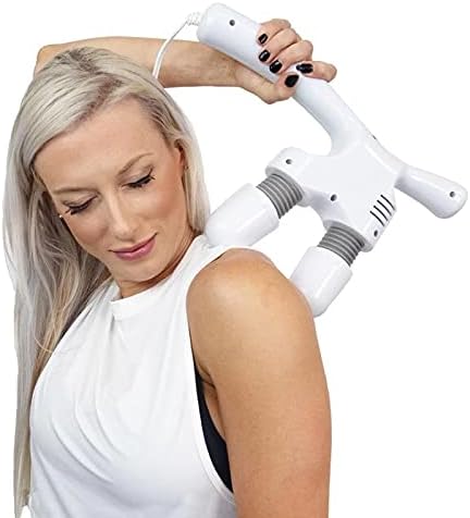 HealthmateForever Rechargeable Dual Node Percussive Massager for Back and Shoulder D016