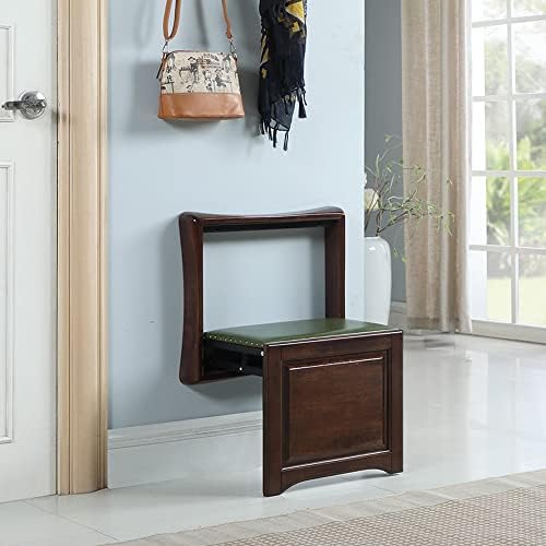 Folding Shower Seat Wall-Mounted Folding Shower Chair Entryway Shoe Stool Folding Shoe-Changing Stool