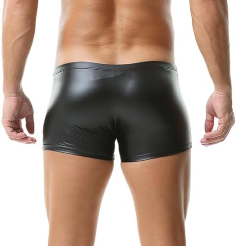 QiaTi Men's Shorts Slim Fit Hot Short Pants Tight Shorts for Holiday Casual Men