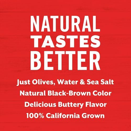 Early California Extra Large Ripe Pitted Olives, Pack of 8, 6 oz Cans