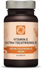 Ultra Tocotrienol 200mg Vitamin E Vegan – All 4 tocotrienols - Alpha Tocotrienol + Beta Tocotrienol + Gamma Tocotrienol + Delta Tocotrienol – No Tocopherols (30)