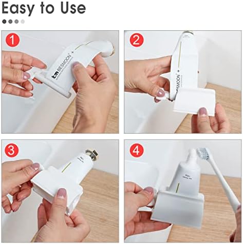 LAMY Toothpaste Squeezer, 3 PCS Tube Squeezer Bathroom and Kitchen Gadgets for Various Tube-Based Cosmetics and Sauces, Home and Apartment Essentials