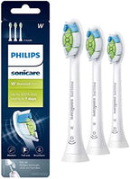 Philips Sonicare W DiamondClean - Genuine Replacement Electric Toothbrush Heads, White, 3 Pack, HX6063/65