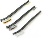 OriGlam Mini Wire Brush Set, Paint and Dirt Remover, Cleaning Welding Slag and Rust, Handy Steel / Nylon / Brass Brush Suitable for Cleaning Paint / Dirt (3)
