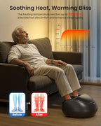 RENPHO Foot Massager Machine with Heat, Shiatsu Foot Massager for Plantar Fasciitis, Mothers Day Gifts for Mom, Cordless Control, FSA Eligible HSA Store Eligible, Up to Size 13