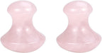 2pcs Natural Mushroom Shape Hot Stones Massage Tool for Face Body Acupoint Pressure Relief
