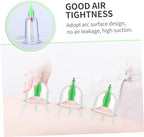 Beavorty 12Pcs Vacuum Cupping Set Traditional Chinese Therapy Device for Massage and Suction Treatment Durable Material Easy to Use for Care