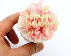 Happy Anniversary Cupcake Toppers, Gold Mirror Acrylic, 12 Pieces, Wedding Party Decoration