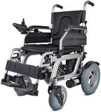 1 Pair 9 Inch Electric Wheelchair Front Wheel Accessories, 2.80/2.50-4 Solid Rubber Wheel, Aluminum Hub with Metal Bearing