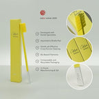 Sunflower Yellow Silver Soft Toothbrush