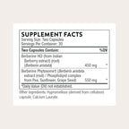 THORNE - Berberine - Dual Action Formula with Phytosome Plus Botanical Extract - Support Heart Health, Immune System, Healthy GI & Cholesterol* - Gluten-Free - 30 Servings
