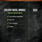 Frontier Co-op Whole Celery Seed, 1-pound Bulk Bag, Great Texture in Salads, Key in Ethnic Dishes and Pickling, Kosher