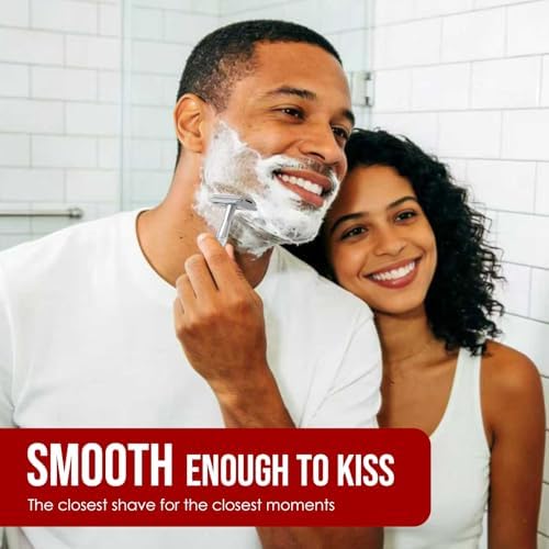 Shaving Kit Gifts for Men, Single Blade Safety Razor Kit, Includes Safety Razor, Double Edge Blades, Blade Container, Razor Stand, Shaving Brush & Bowl, Beard Comb, Travel Toiletry Bag