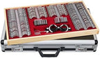 Trial Lens Set Optical Trial Lenses 268 Piece Trial Lens Set Metal Edge Aluminum Case Adjustable Eye Test Trial Frame Grade A