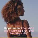 Nature’s Bounty Optimal Solutions Advanced Hair, Skin and Nails Pectin Gummies, 2x Biotin Per Serving, No Stick Gummy, Vegetarian Formula, Strawberry Flavor, 200 ct, 100 Total Servings