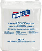 Genuine Joe 1-ply Embossed Lunch Napkins (Pack of 2400)