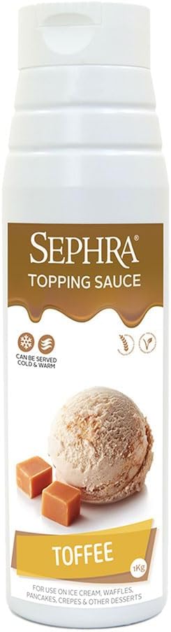 Sephra Topping/Dessert Sauce - 2.2lb Squeezy Bottle (Toffee)
