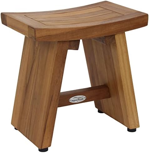 13" Asia Teak Shaving & Washing Foot Rest