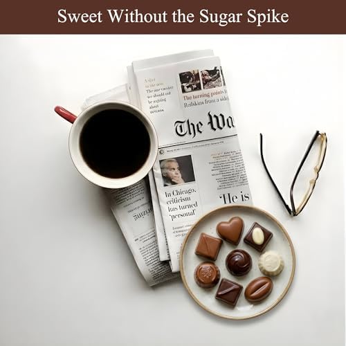ANDY ANAND CHOCOLATIER Sugar Free Belgian Chocolate Truffles | Exquisitely Delicious, You Won't Believe They're Sugar Free | Diabetic Friendly Gift Box | Perfect for Connoisseurs, Amazingly Delicious (15 Pieces)
