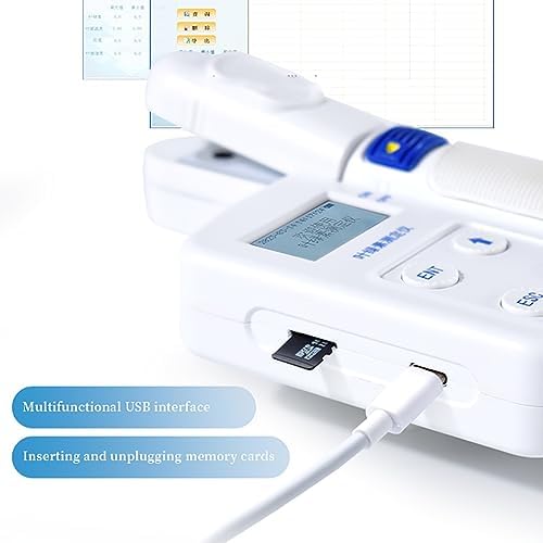 Chlorophyll Meter Machine, Portable Chlorophyll Content Meter, 0.0-99.9 SPAD High Precision, 0.8s Fast Measurement, 16GB Big Storage Capacity, for Lab Research Center Plant Researcher School
