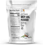 It's Just! MCT Oil Powder With Prebiotic Fiber - Keto, Non-GMO, C8 C10, Coffee Creamer - 24 oz