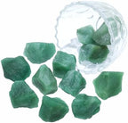 Green Aventurine Crystals, Bulk Crystals, Crystals and Healing Stones, Rocks for Tumbling, Amathesis Crystal, Raw Crystals Bulk, Calcite Crystal for Decoration, Wicca, Reiki, Chakra(1LB)