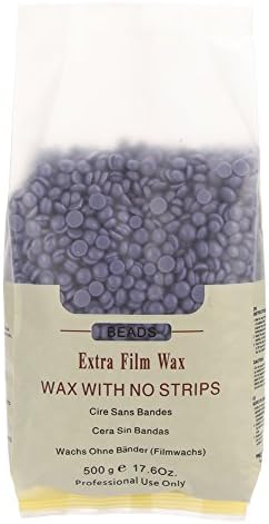 Hard Wax Beans for Face, Underarms, Brazilian, Bikini Hair Remover (Lavender)