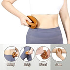 Wood Therapy Fascia Release Massage Tools, Manual Trigger Point Lymphatic Drainage Cellulite Massager, Wooden Massage Brush Gua Sha Body Sculpting Tool, Pain Relief and Body Shaping